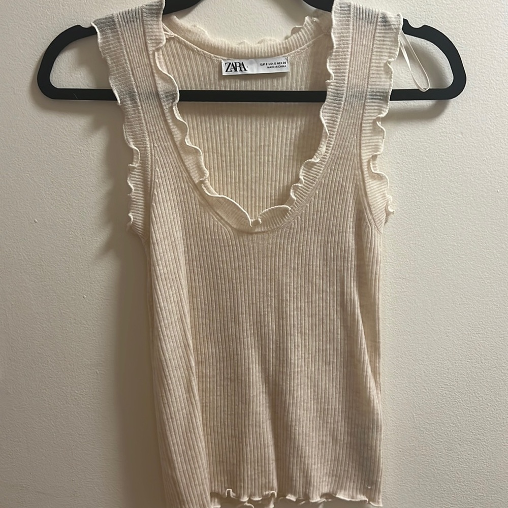 Zara knit sleeveless top